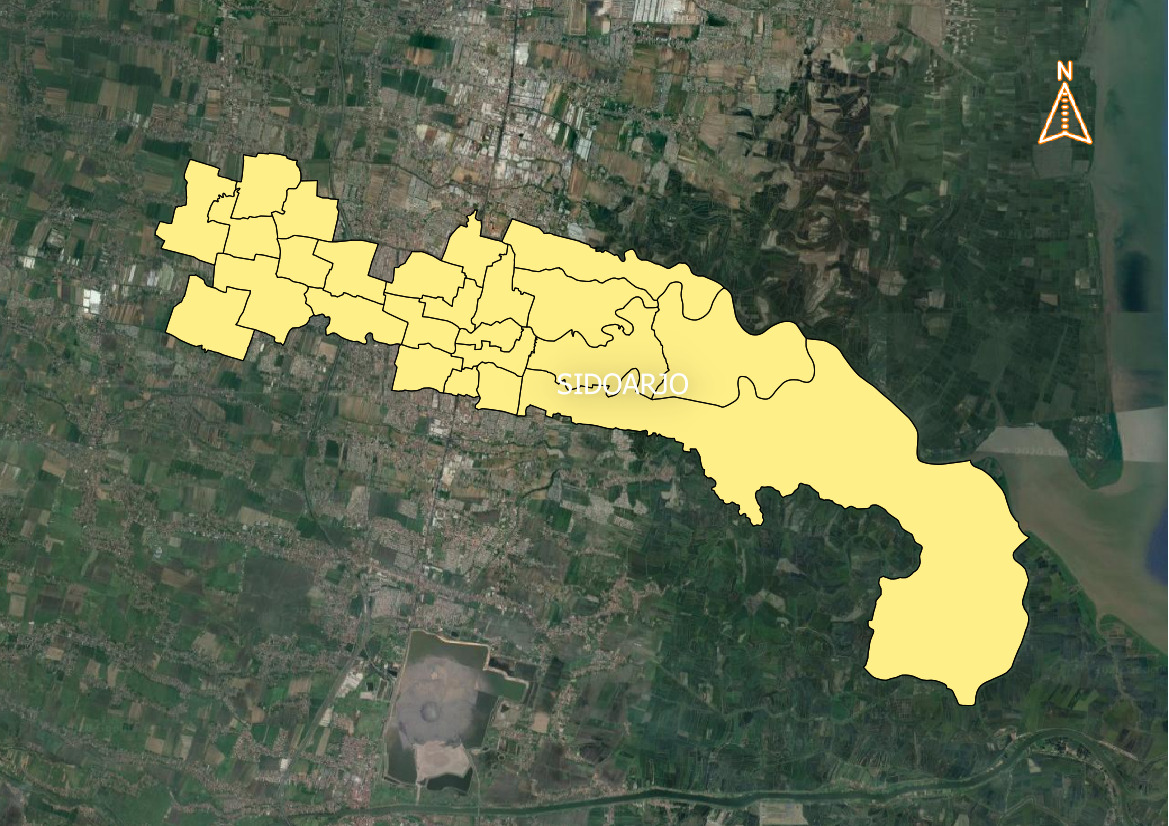 Peta Batas Wilayah Kecamatan Sidoarjo